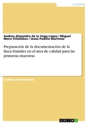 Cover von Preparación de la documentación de la línea Daimler en el área de calidad para las primeras muestras
