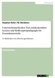 Cover von Unterrichtsmethoden. Von entdeckendem Lernen und Rollenspielpädagogik bis Frontalunterricht