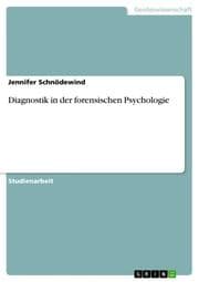 Cover von Diagnostik in der forensischen Psychologie