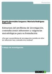 Cover von Estructura del problema de investigación, contradicciones inherentes y exigencias metodológicas para su formulación
