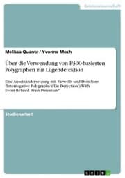 Cover von Über die Verwendung von P300-basierten Polygraphen zur Lügendetektion