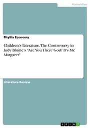 Cover von Children's Literature. The Controversy in Judy Blume's 'Are You There God? It's Me Margaret'