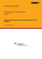 Cover von Business Plan and Analysis of Nest (Google's Smart Home Company)