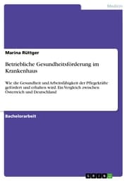 Cover von Betriebliche Gesundheitsförderung im Krankenhaus