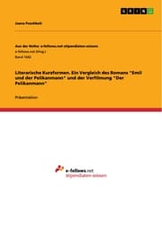 Cover von Literarische Kurzformen. Ein Vergleich des Romans 'Emil und der Pelikanmann' und der Verfilmung 'Der Pelikanmann'