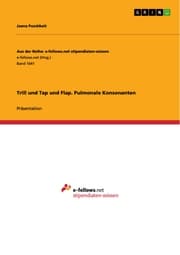 Cover von Trill und Tap und Flap. Pulmonale Konsonanten