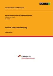 Cover von Finnisch. Eine Kurzeinführung