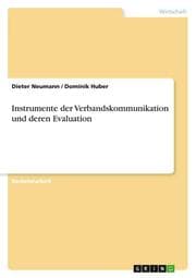 Cover von Instrumente der Verbandskommunikation und deren Evaluation
