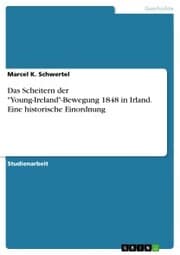 Cover von Das Scheitern der 'Young-Ireland'-Bewegung 1848 in Irland. Eine historische Einordnung