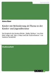 Cover von Kinder mit Behinderung als Thema in der Kinder- und Jugendliteratur