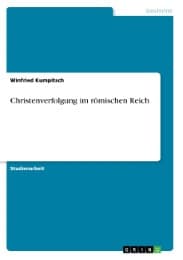 Cover von Christenverfolgung im römischen Reich