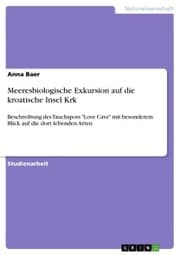 Cover von Meeresbiologische Exkursion auf die kroatische Insel Krk