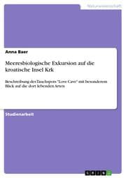 Cover von Meeresbiologische Exkursion auf die kroatische Insel Krk