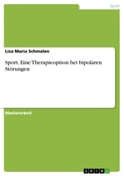 Cover von Sport. Eine Therapieoption bei bipolaren Störungen