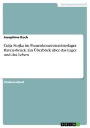 Cover von Ceija Stojka im Frauenkonzentrationslager Ravensbrück. Ein Überblick über das Lager und das Leben