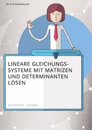 Cover von Lösen linearer Gleichungssysteme mithilfe von Matrizen und Determinanten