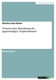 Cover von Versuch einer Einordnung des gegenwärtigen 'Popfeminismus'