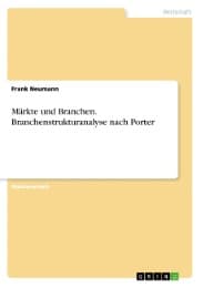 Cover von Märkte und Branchen. Branchenstrukturanalyse nach Porter