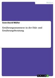 Cover von Ernährungsanamnese in der Diät- und Ernährungsberatung