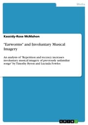 Cover von 'Earworms' and Involuntary Musical Imagery
