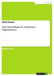 Cover von Eine Darstellung der arabischen Präpositionen