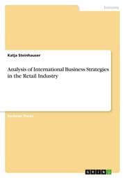 Cover von Analysis of International Business Strategies in the Retail Industry