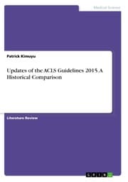Cover von Updates of the ACLS Guidelines 2015. A Historical Comparison
