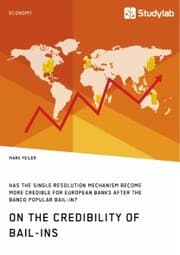 Cover von On the Credibility of Bail-ins. Has the Single Resolution Mechanism become more credible for European Banks after the Banco Popular Bail-in?