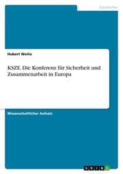 Cover von KSZE. Die Konferenz für Sicherheit und Zusammenarbeit in Europa