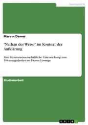 Cover von 'Nathan der Weise' im Kontext der Aufklärung