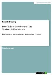 Cover von Das Globale Zeitalter und die Marktsozialdemokratie