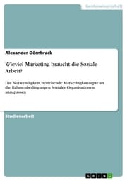 Cover von Wieviel Marketing braucht die Soziale Arbeit?