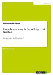 Cover von Erotische und sexuelle Darstellungen bei Neidhart