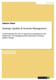 Cover von Strategic Quality & Systems Management