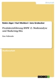 Cover von Produkteinführung BMW i3. Marktanalyse und Marketing-Mix