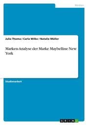 Cover von Marken-Analyse der Marke Maybelline New York