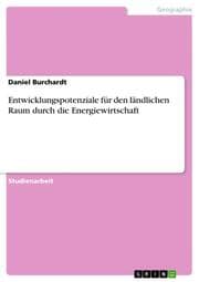 Cover von Entwicklungspotenziale für den ländlichen Raum durch die Energiewirtschaft