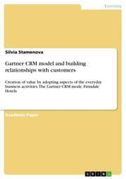 Cover von Gartner CRM model and building relationships with customers