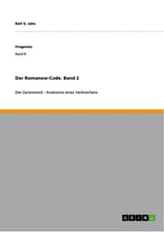 Cover von Der Romanow-Code. Band 2