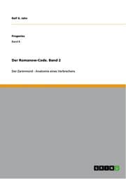 Cover von Der Romanow-Code. Band 2