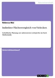Cover von Indirekter Flächenvergleich von Vielecken