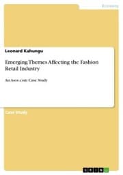 Cover von Emerging Themes Affecting the Fashion Retail Industry