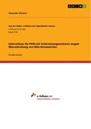 Cover von Fahrverbote für PKW mit Verbrennungsmotoren wegen Überschreitung von NOx-Grenzwerten