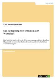 Cover von Die Bedeutung von Trends in der Wirtschaft