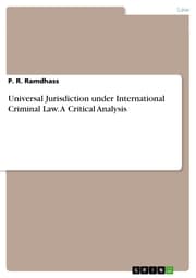 Cover von Universal Jurisdiction under International Criminal Law. A Critical Analysis