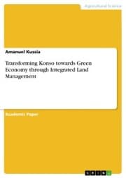 Cover von Transforming Konso towards Green Economy through Integrated Land Management
