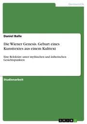 Cover von Die Wiener Genesis. Geburt eines Kunsttextes aus einem Kulttext
