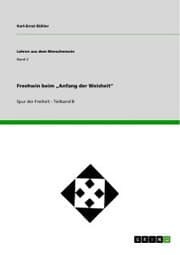 Cover von Freehwin beim 'Anfang der Weisheit'