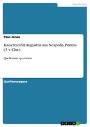Cover von Kaisereid für Augustus aus Neapolis, Pontos (3 v. Chr.)