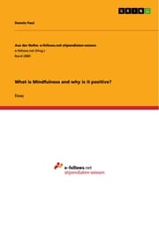 Cover von What is Mindfulness and why is it positive?
